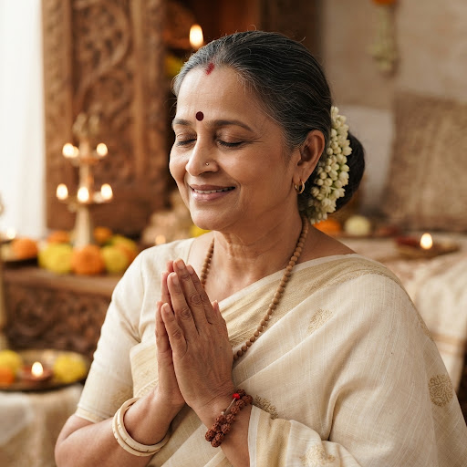 Hindu devotee who booked a puja through PujaPortal
